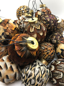 The Festive Feather Bauble