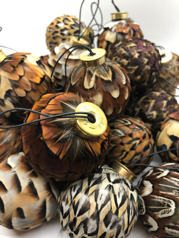The Festive Feather Bauble
