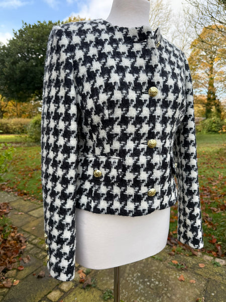 Edgeworth Houndstooth Jacket - Black