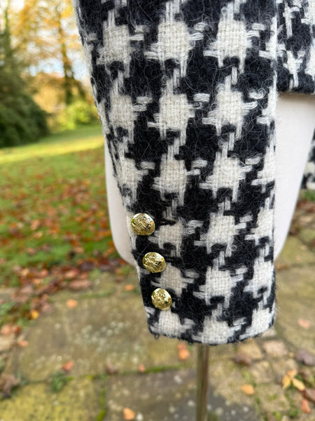 Edgeworth Houndstooth Jacket - Black