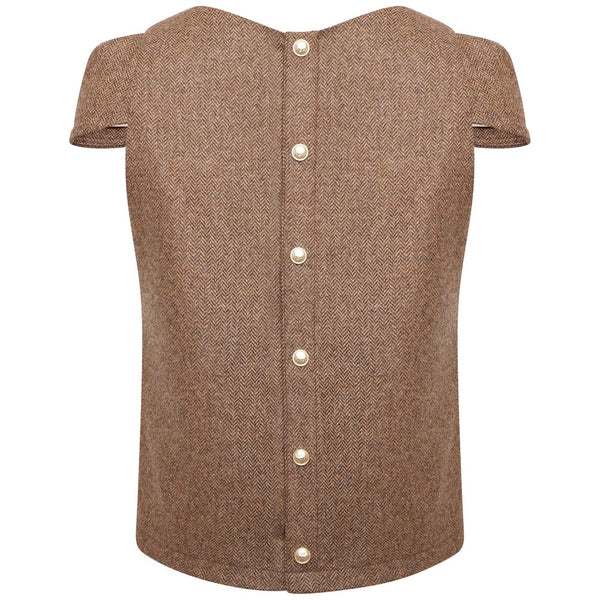 Harris Rae Tibberton Top - Bay Herringbone