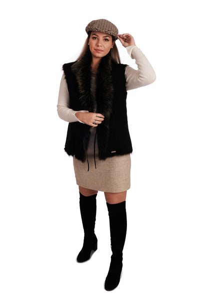 The Toscana Gilet - Dark Mocha