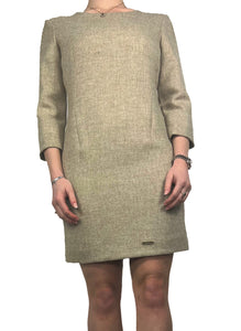 Tweed Mini 3/4 Sleeve Dress - Ingleton