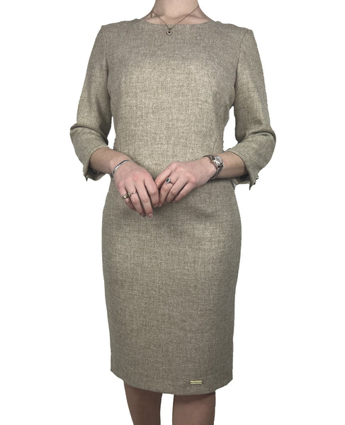 Tweed Classic 3/4 Sleeve Dress - Ingleton