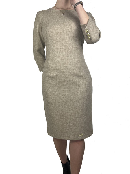 Tweed Classic 3/4 Sleeve Dress - Ingleton