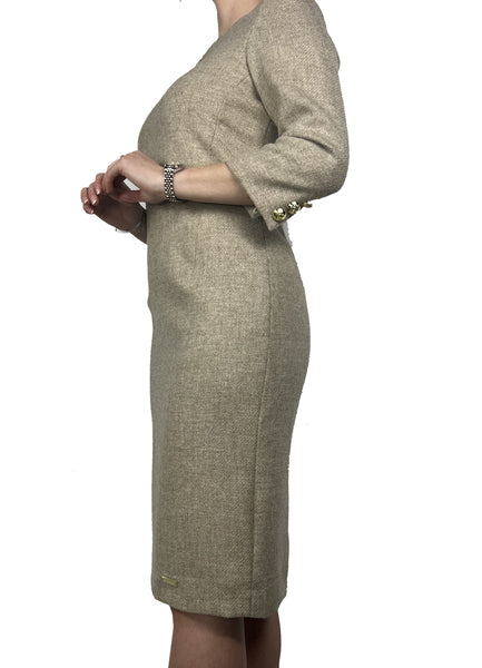 Tweed Classic 3/4 Sleeve Dress - Ingleton