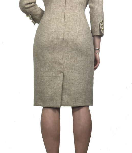 Tweed Classic 3/4 Sleeve Dress - Ingleton