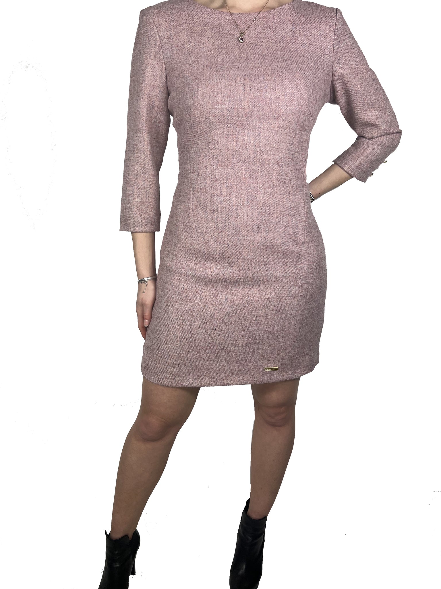 Tweed Mini 3/4 Sleeve Dress - Pendleton