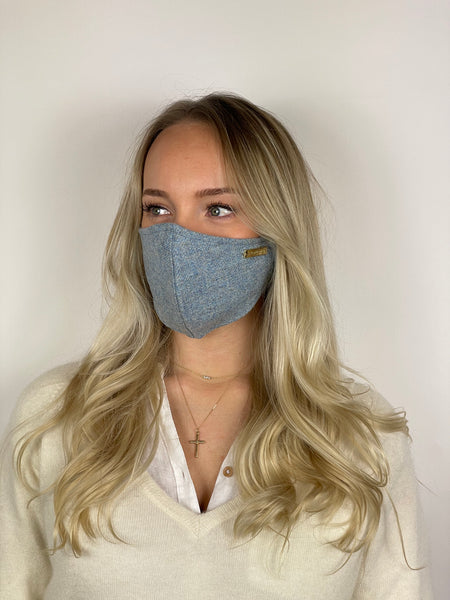 Tweed Face Mask - Arley