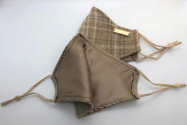 Tweed Face Mask - Whitewell