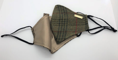 Tweed Face Mask - Lupton