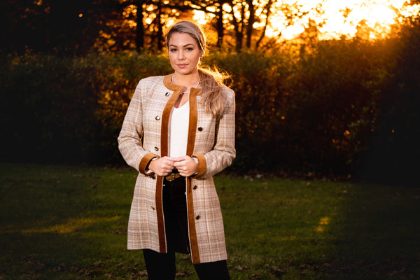 3/4 Coat - Evelyn Whitewell