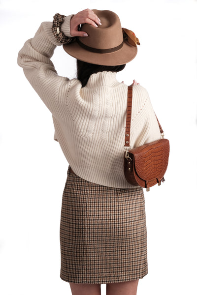 Tweed Mini-Skirt - Sawley