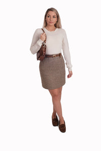 Tweed Mini-Skirt - Sawley