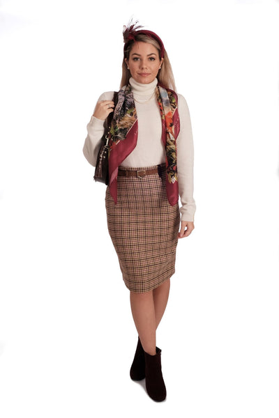 Tweed Mini-Skirt - Sawley