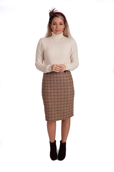 Classic Tweed Skirt - Whitewell