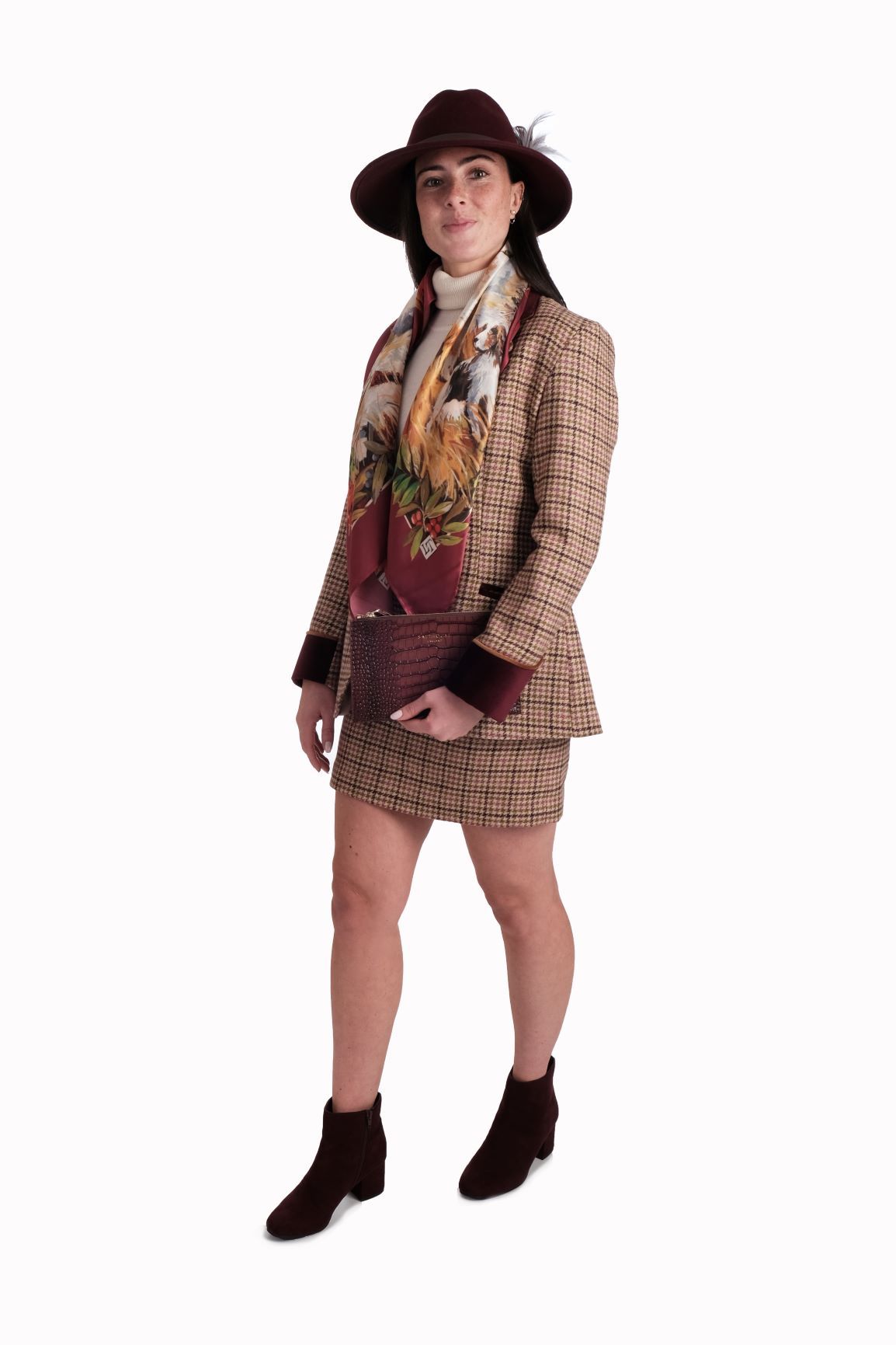 Tweed Mini Skirt - Foxfields