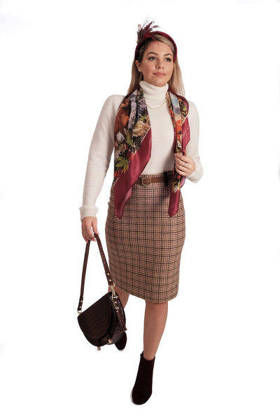 Classic Tweed Skirt - Foxfields