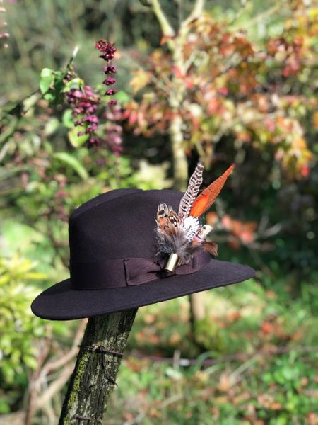 Fedora Ribbon Band Brown