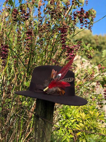 Fedora Ribbon Band Brown