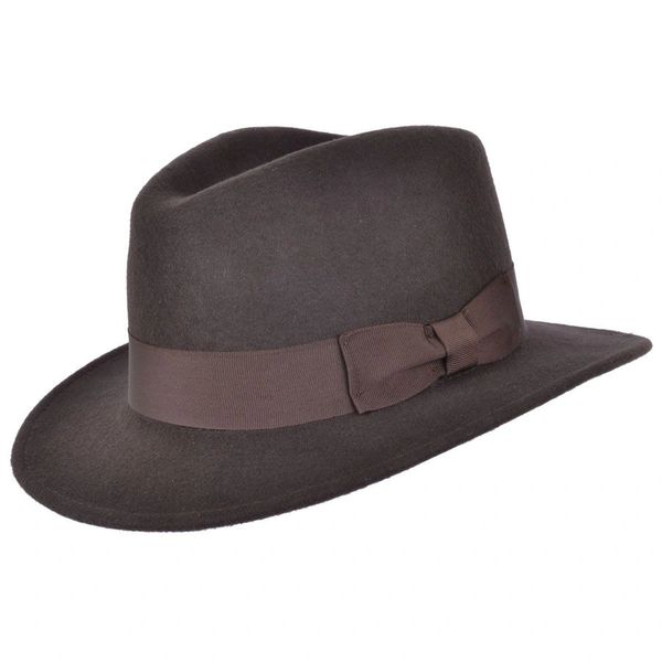 Fedora Ribbon Band Brown