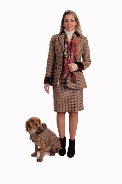 Tweed Dog Coat