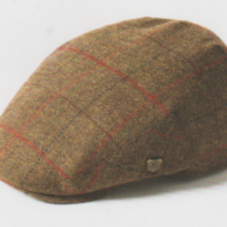Harris Tweed Flat Cap - Gamekeeper Brown