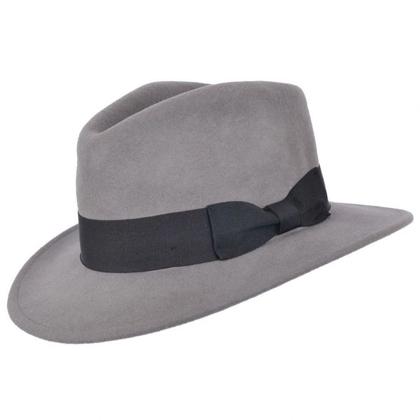 Fedora Ribbon Band Grey