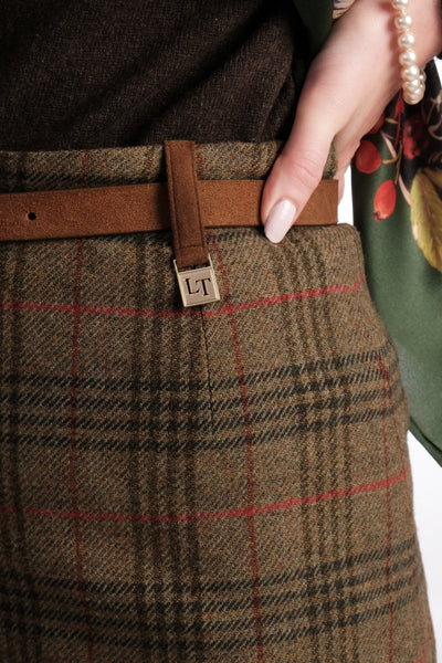 Tweed Mini Skirt - Lupton