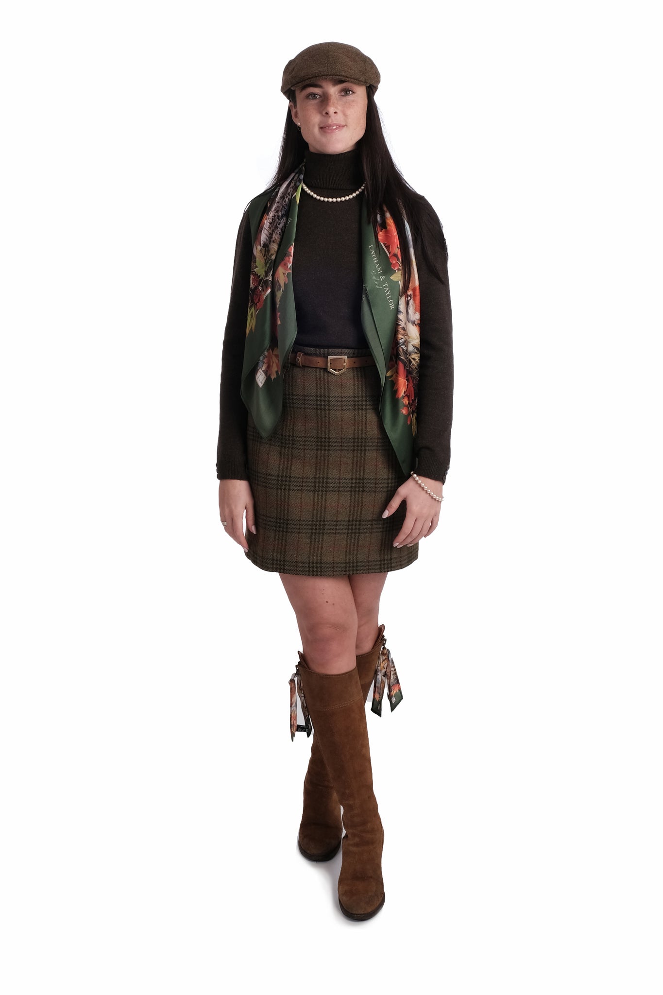 Tweed Mini Skirt - Lupton