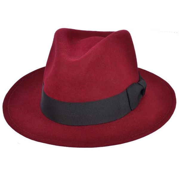 Fedora Ribbon Band Berry